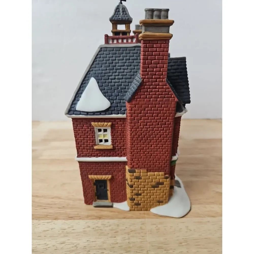 Dept 56 Boarding & Lodging School #5810-6 Dickens' Village Series WLite Orig Box